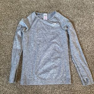 Gymshark large light grey workout shirt